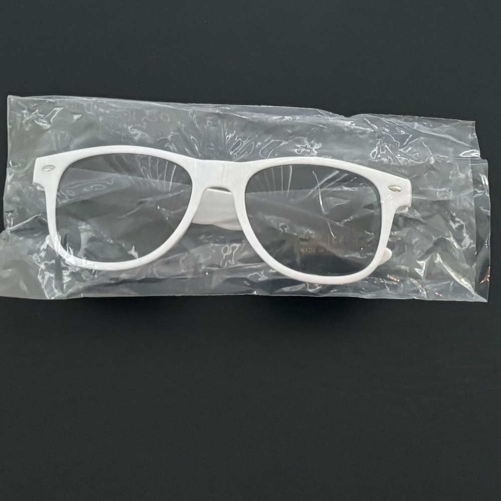Sun Cruiser Adult Beverages Souvenir White Sunglasses Standard Average Size - Picture 10 of 10